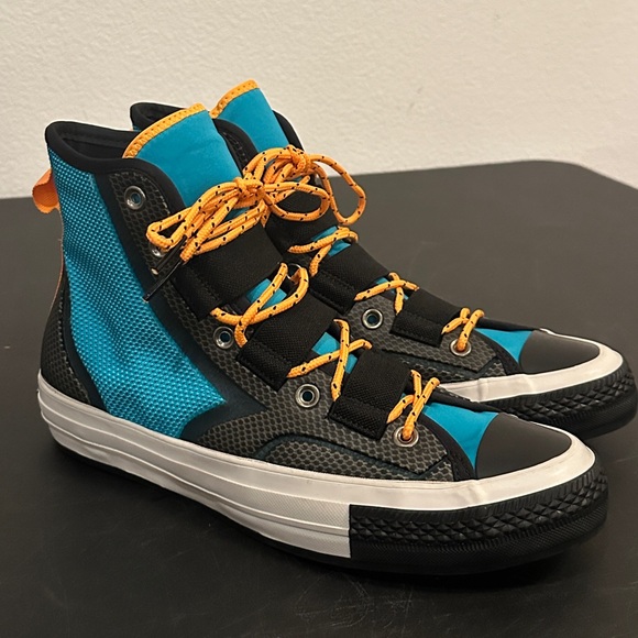 Converse Chuck 70 Tech Hiker Blue Skate Casual Mens Sneaker Boot Size10 162283C - Picture 1 of 6